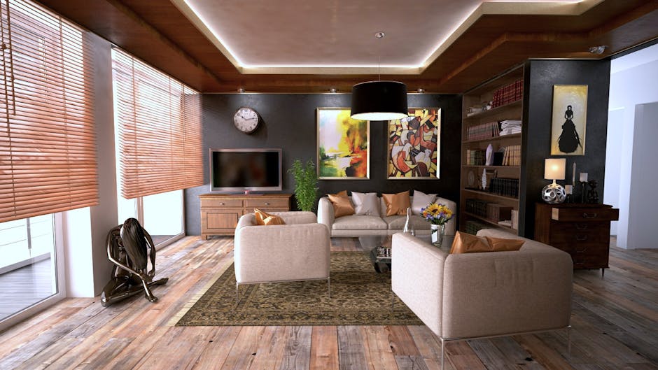 Inviting living room interior featuring modern design with cozy furnishings and stylish decor